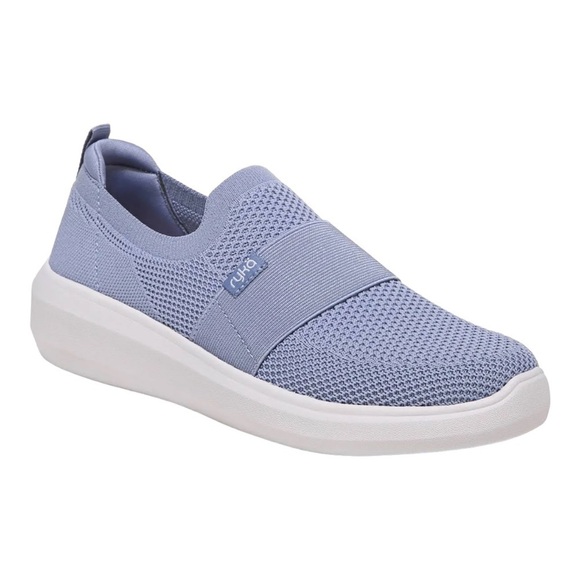 Ryka Astrid Knit Slip-On Sneaker (in tempst blue) - Picture 1 of 13